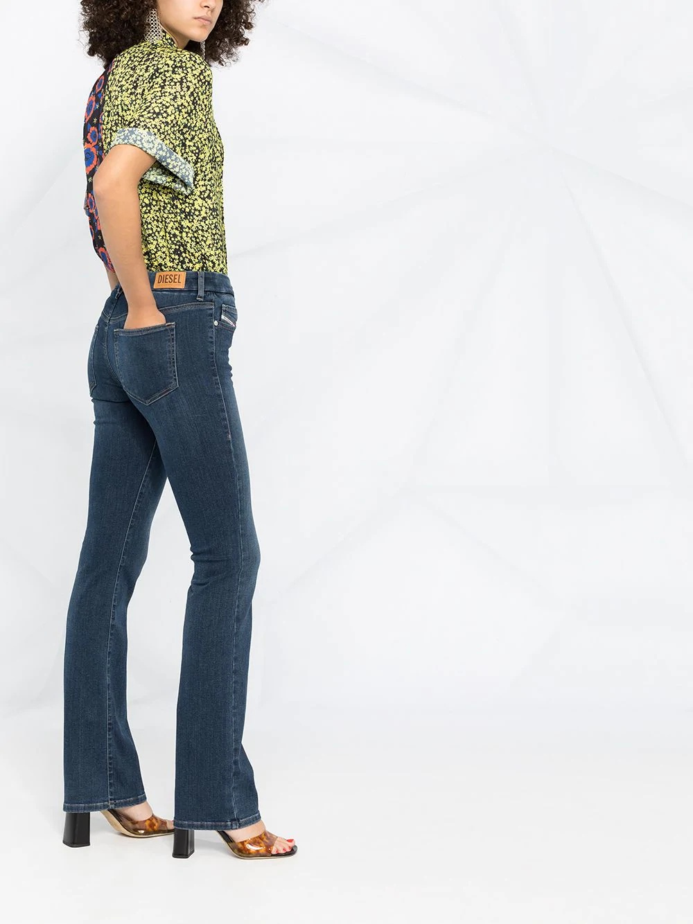 D-Slandy mid-rise bootcut jeans - 6