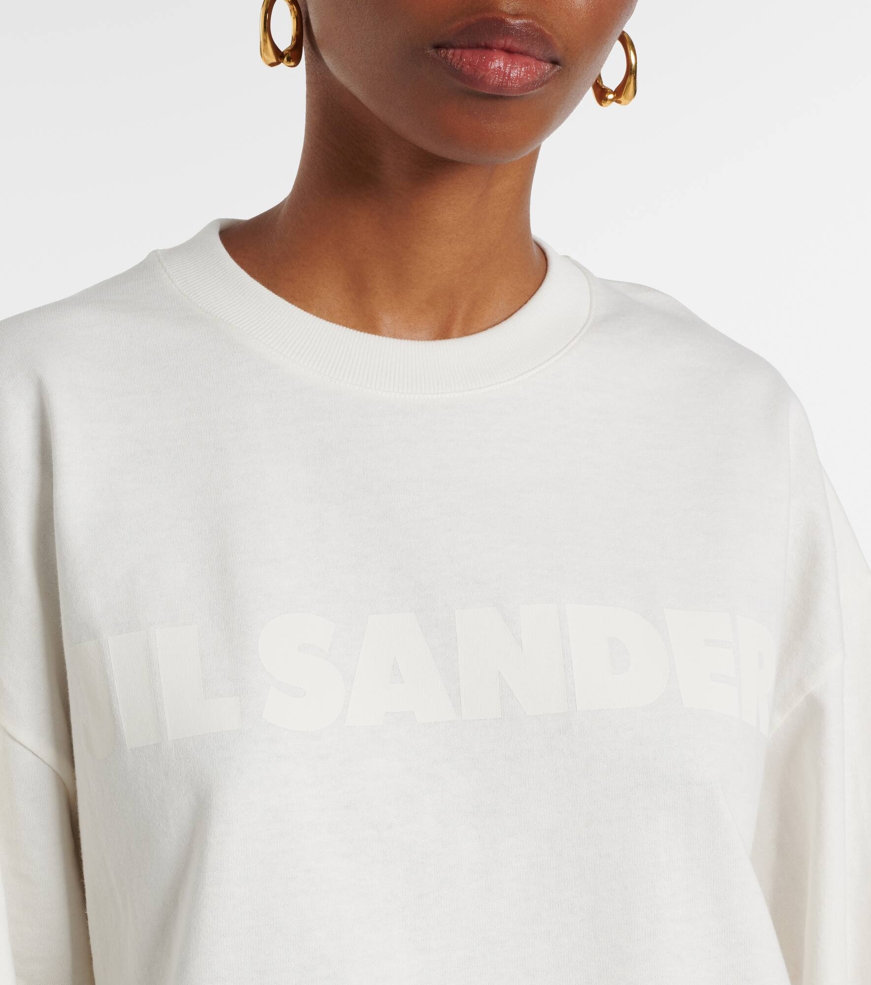 Logo cotton jersey sweatshirt - 4