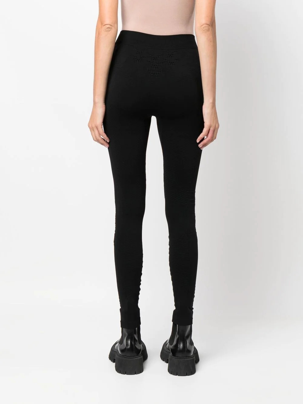 BALENCIAGA logo-waistband leggings