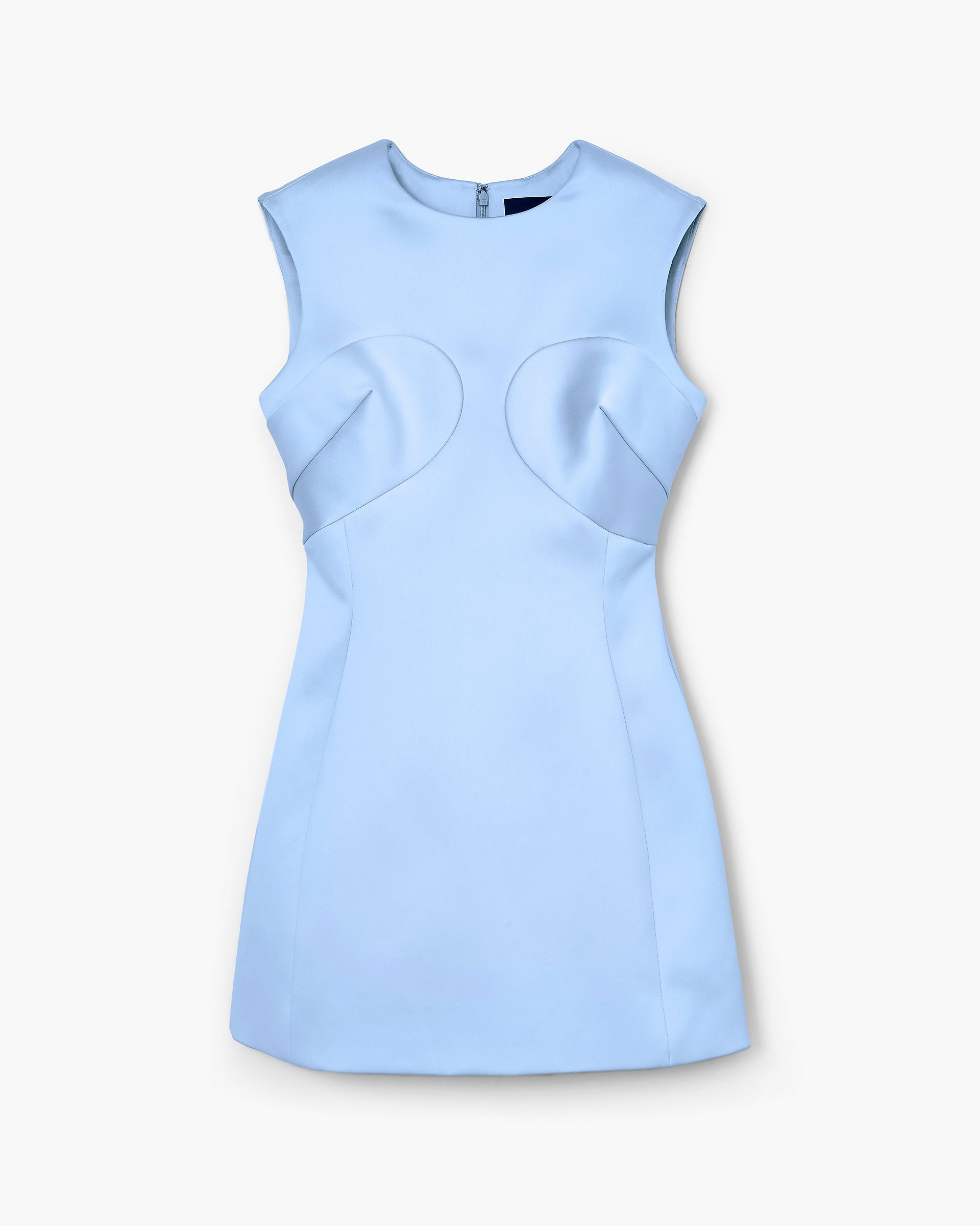 SEAMED UP SATIN DRESS - 2