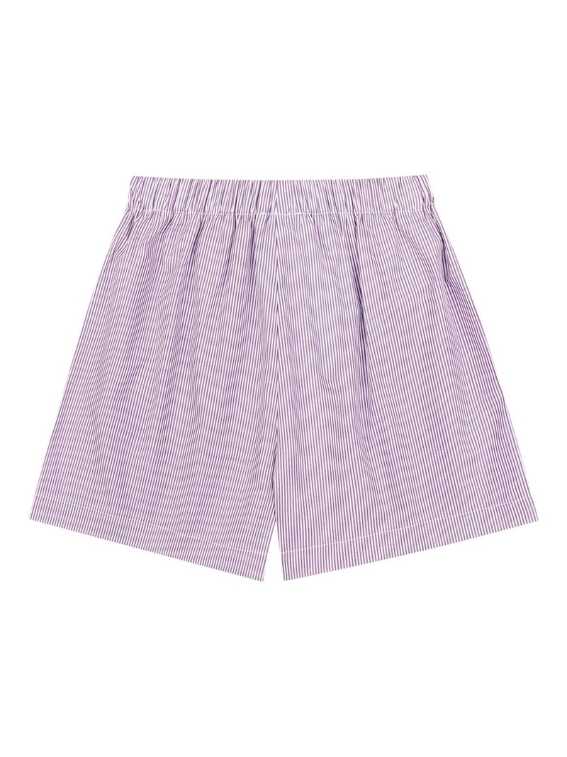 striped poplin shorts 5