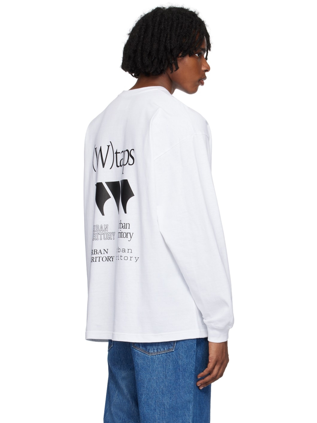 White OBJ 02 Long Sleeve T-Shirt - 3