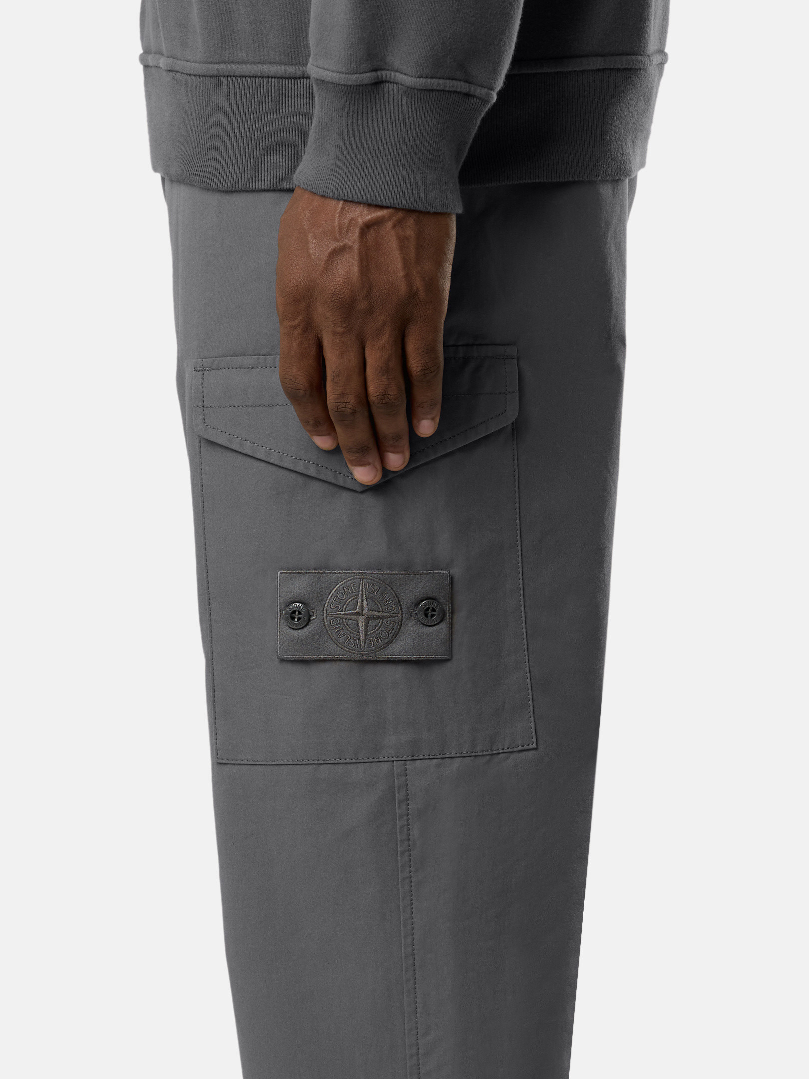 3100047 WEATHERPROOF COTTON CANVAS_STONE ISLAND GHOST - 3