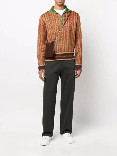 Missoni straight-leg cargo pocket trousers outlook