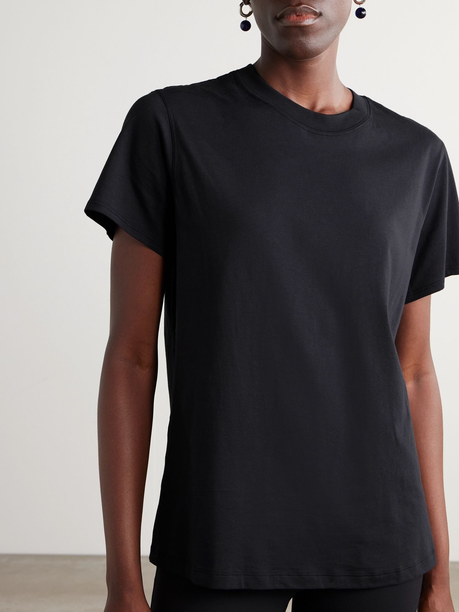 All Yours Cotton T-Shirt Black - 3