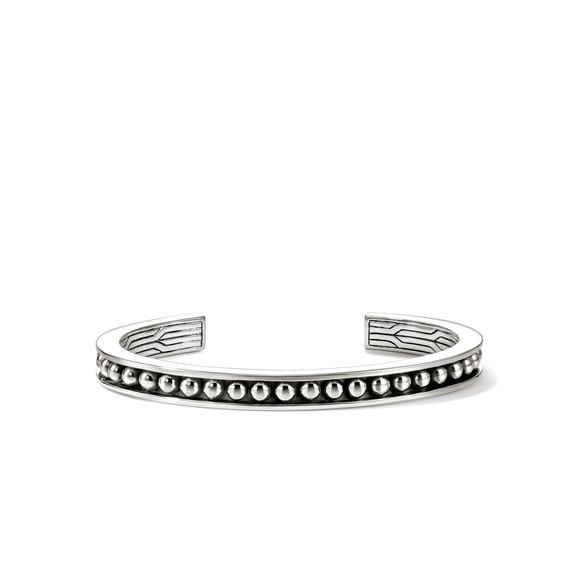 Nailhead Cuff, Sterling Silver, 7.5MM - 1