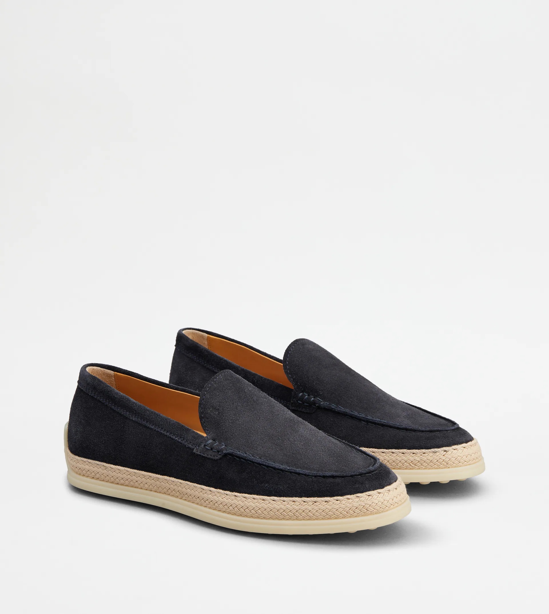 SLIPPER LOAFERS IN SUEDE - BLUE - 2