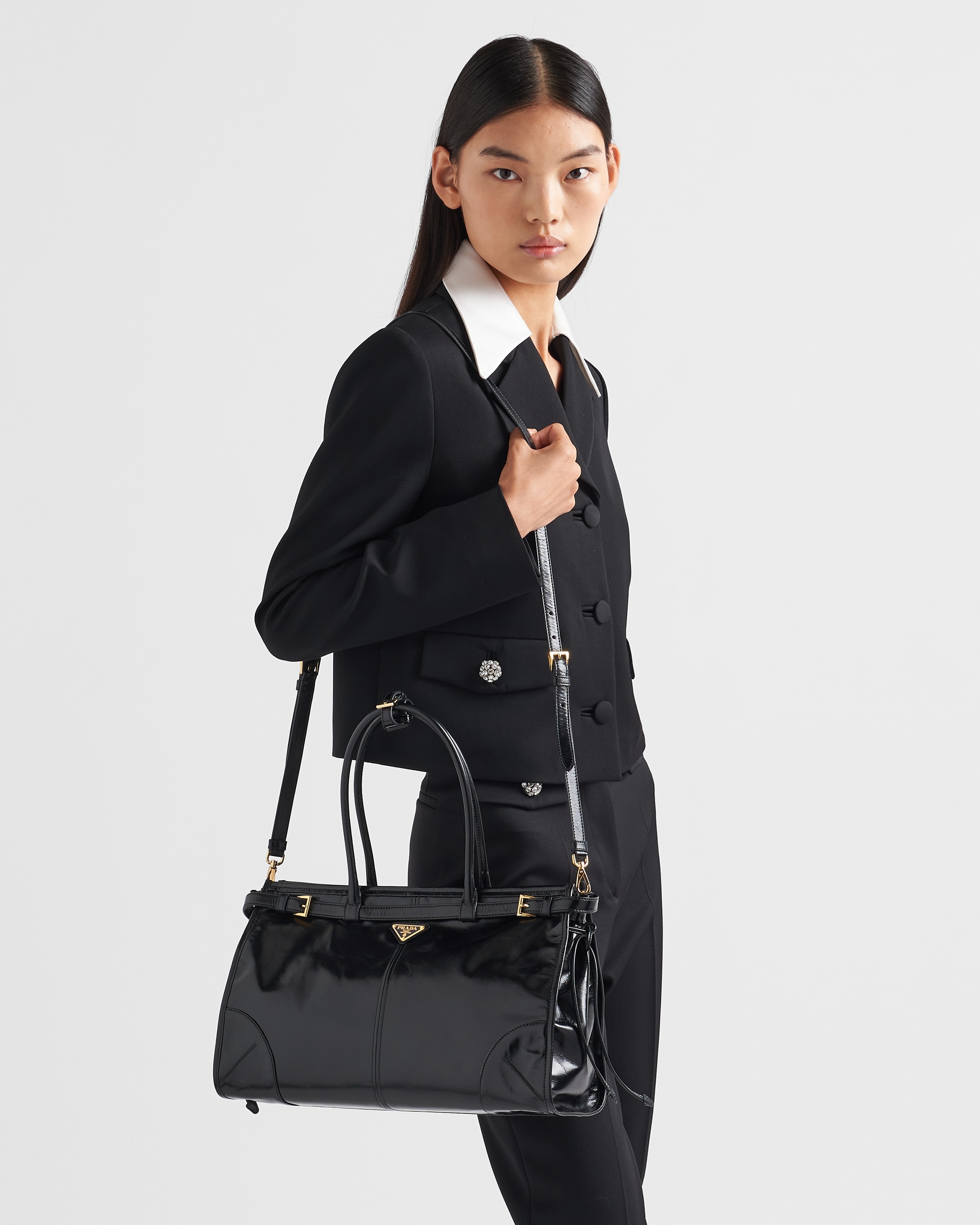 Large leather handbag - 8