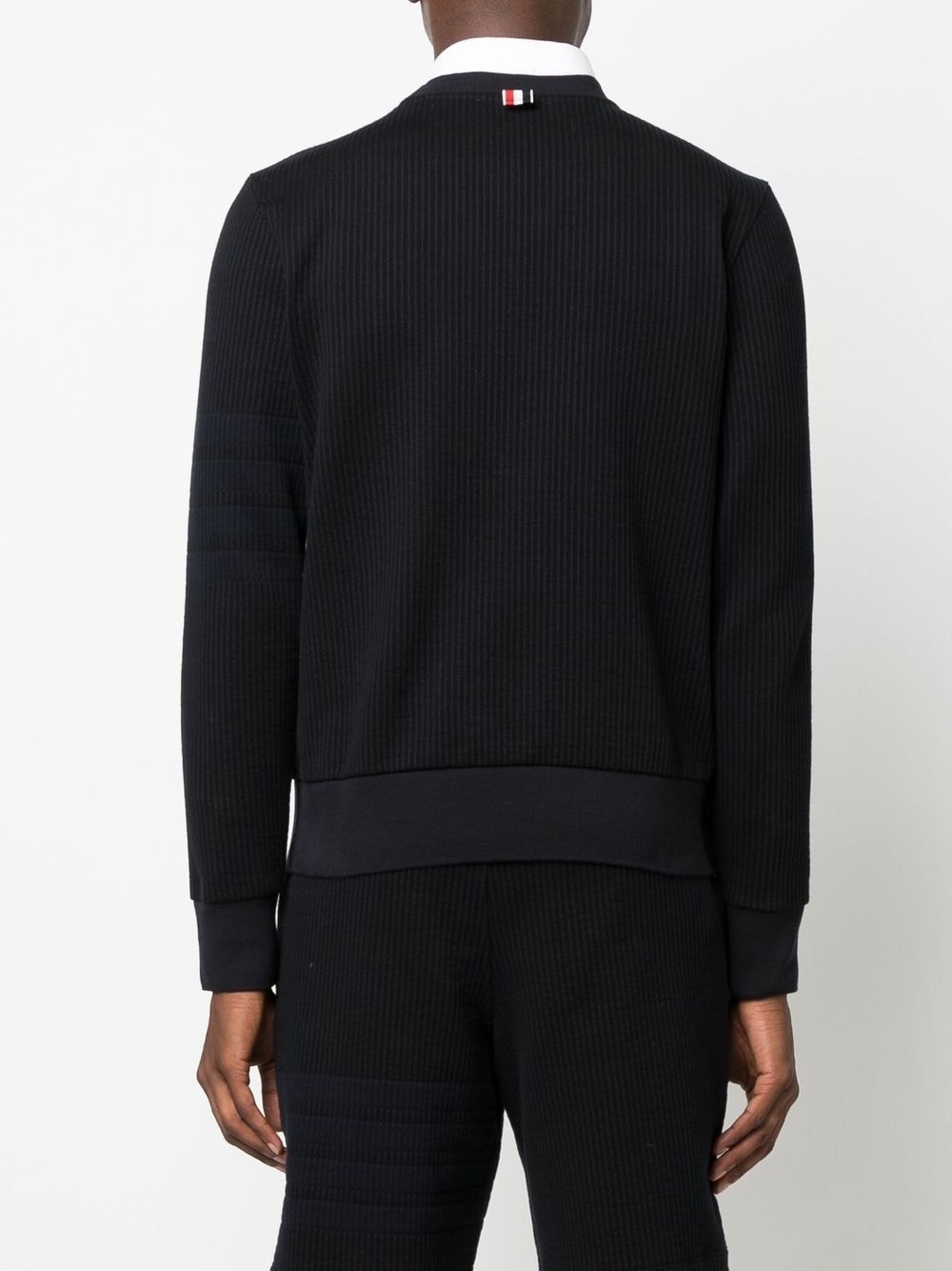 4-Bar seersucker sweatshirt - 4