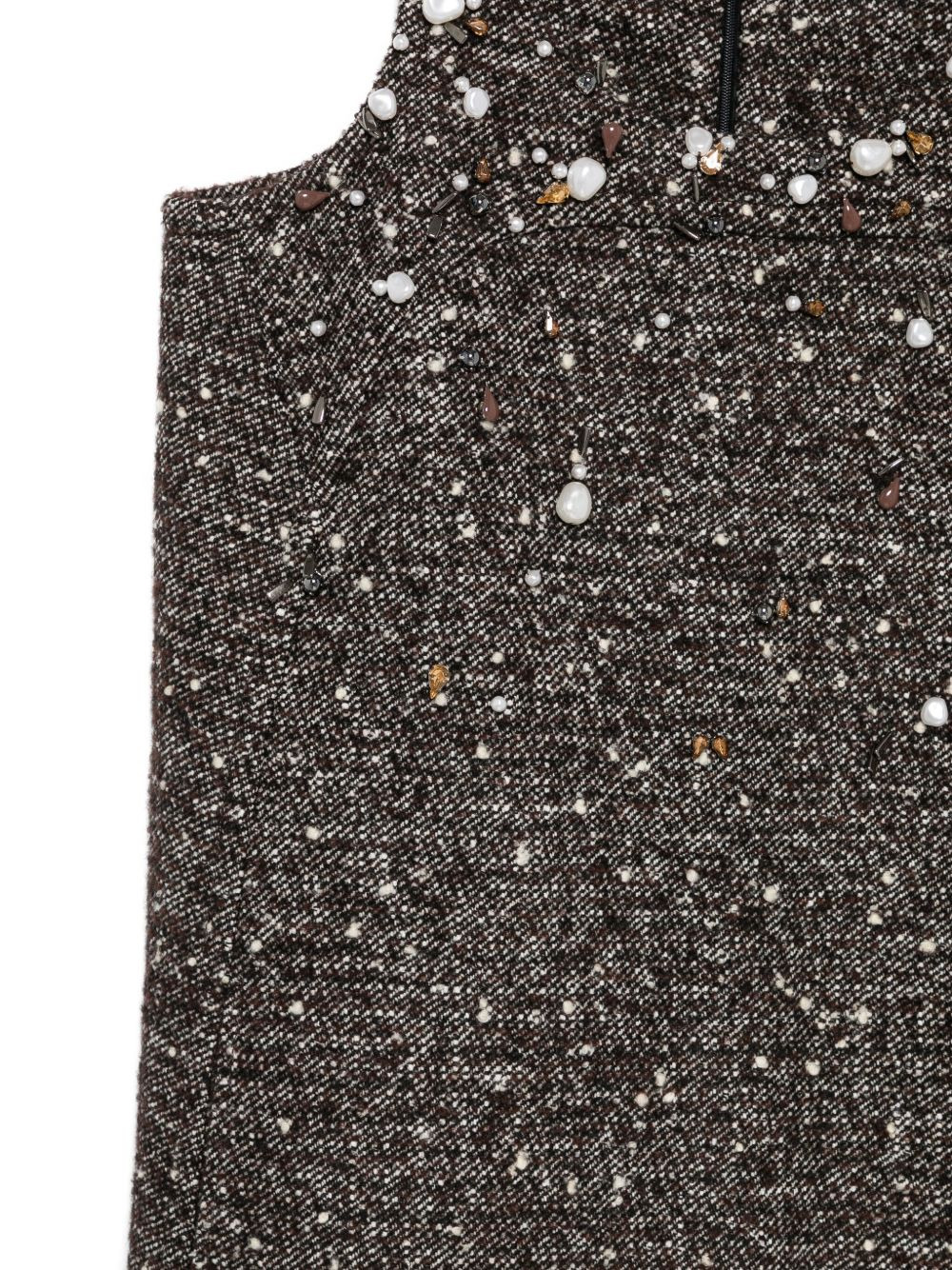 embellished mini dress - 3