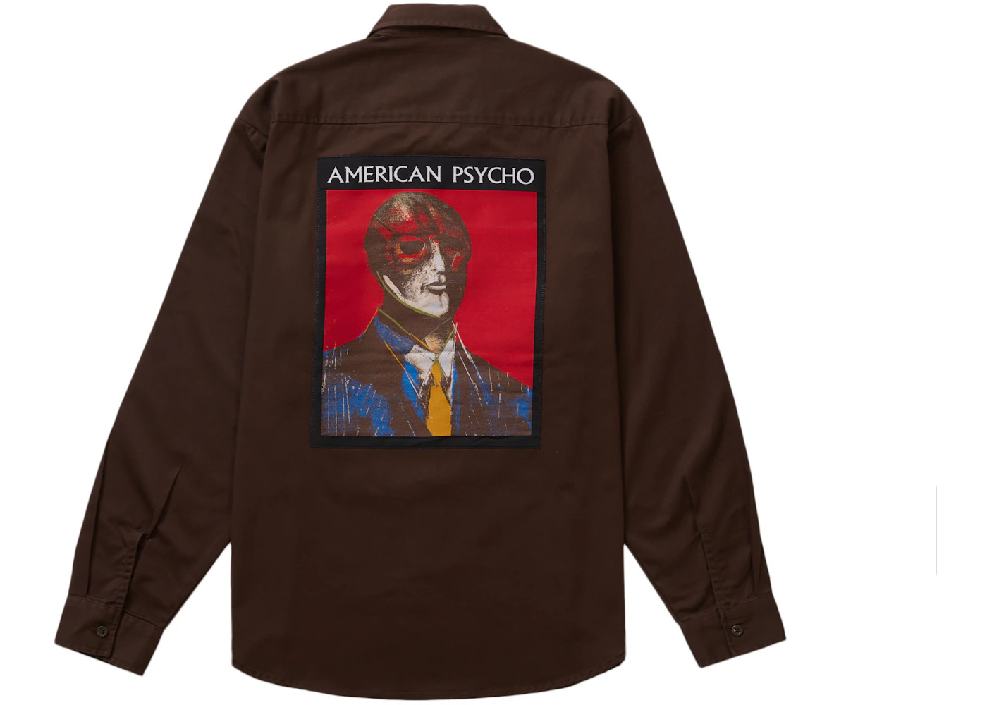 Supreme American Psycho Work Shirt Brown - 1