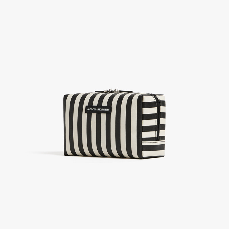 Large Metro Toiletry Case In Black Stripe 3