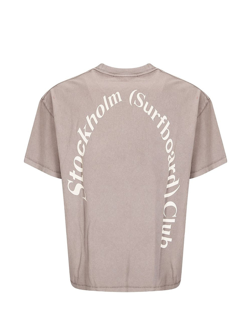 Stockholm Surfboard Club back-logo box T-shirt outlook
