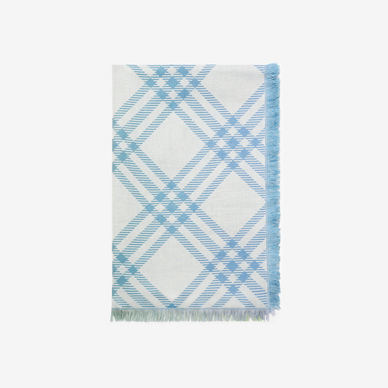 Burberry Gradient Check Wool Silk Scarf outlook