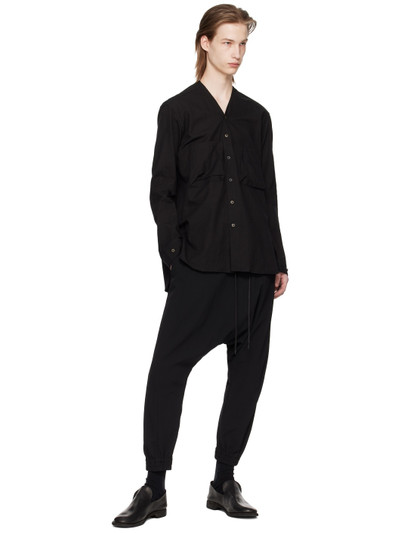 The Viridi-anne Black Four-Pocket Trousers outlook