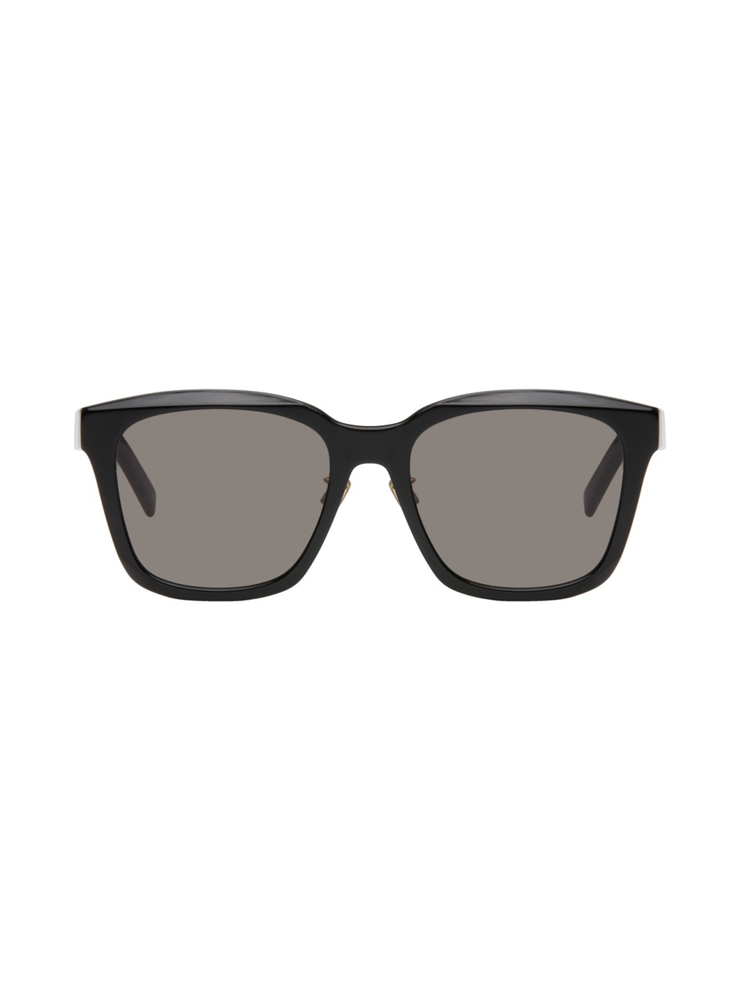 Black Square Acetate Sunglasses - 1