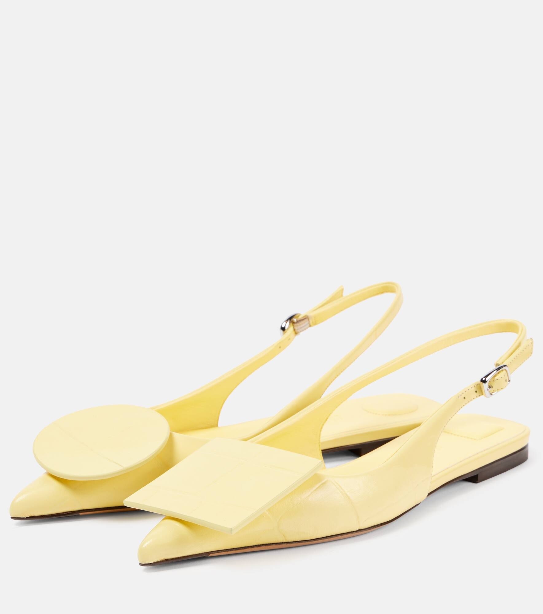 Les Slingbacks Duelo leather ballet flats - 4