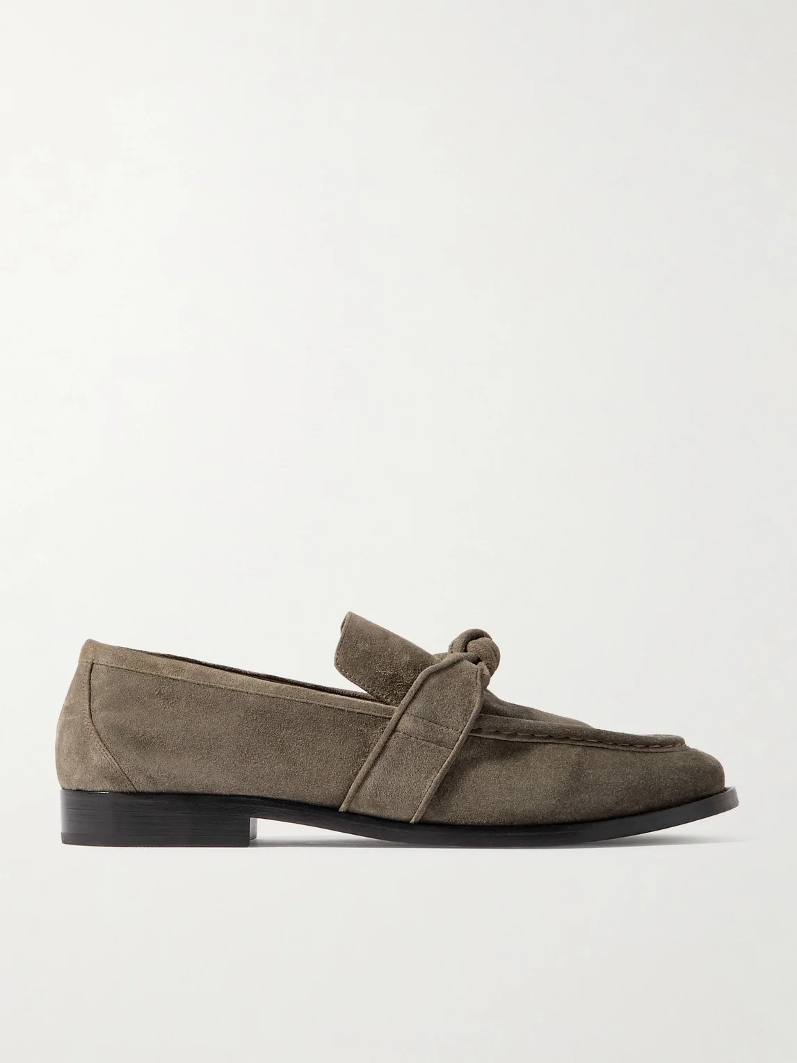 Astaire Knotted Suede Loafers - 1