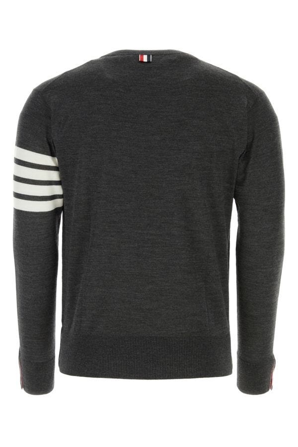 Dark grey wool sweater - 2