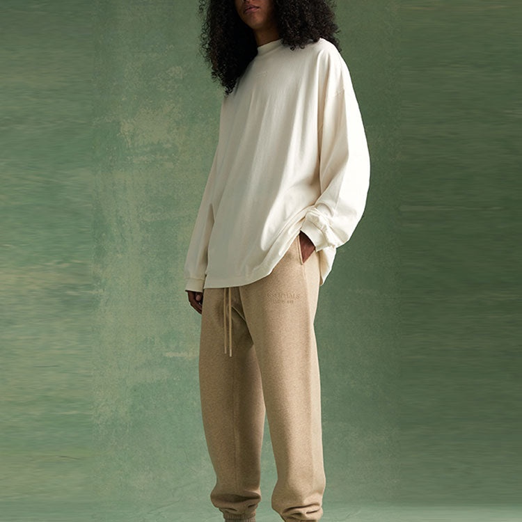 Fear of God Essentials FW23 Long Sleeve Tee 'Cloud Dancer' 125BT232011F - 7