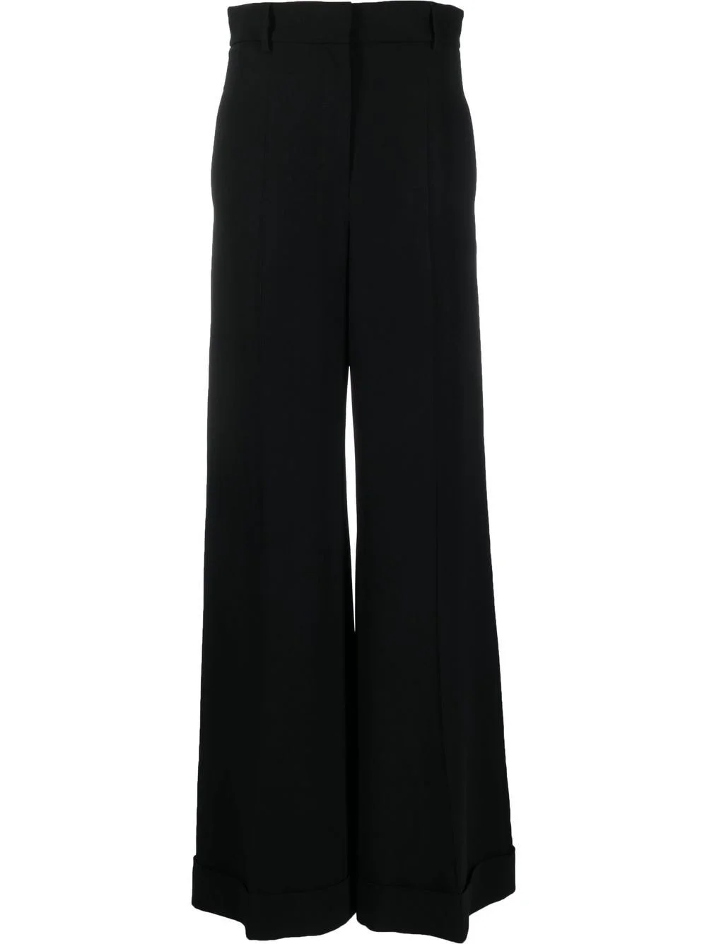 mid-rise palazzo pant - 1