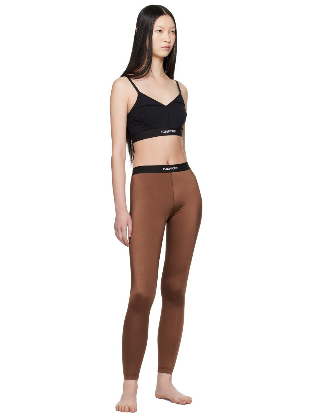 Brown Signature Leggings - 4