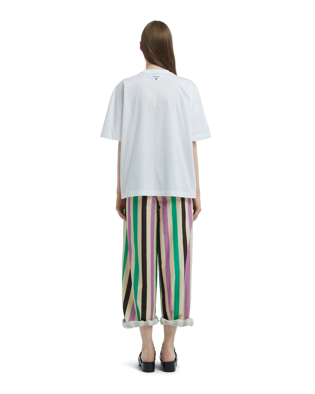 Oversized printed jersey T-shirt - 4