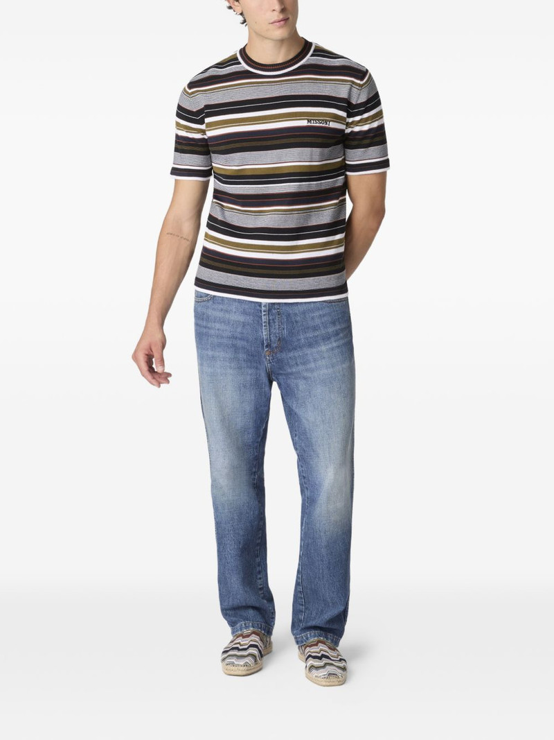 Missoni striped-pattern T-shirt outlook