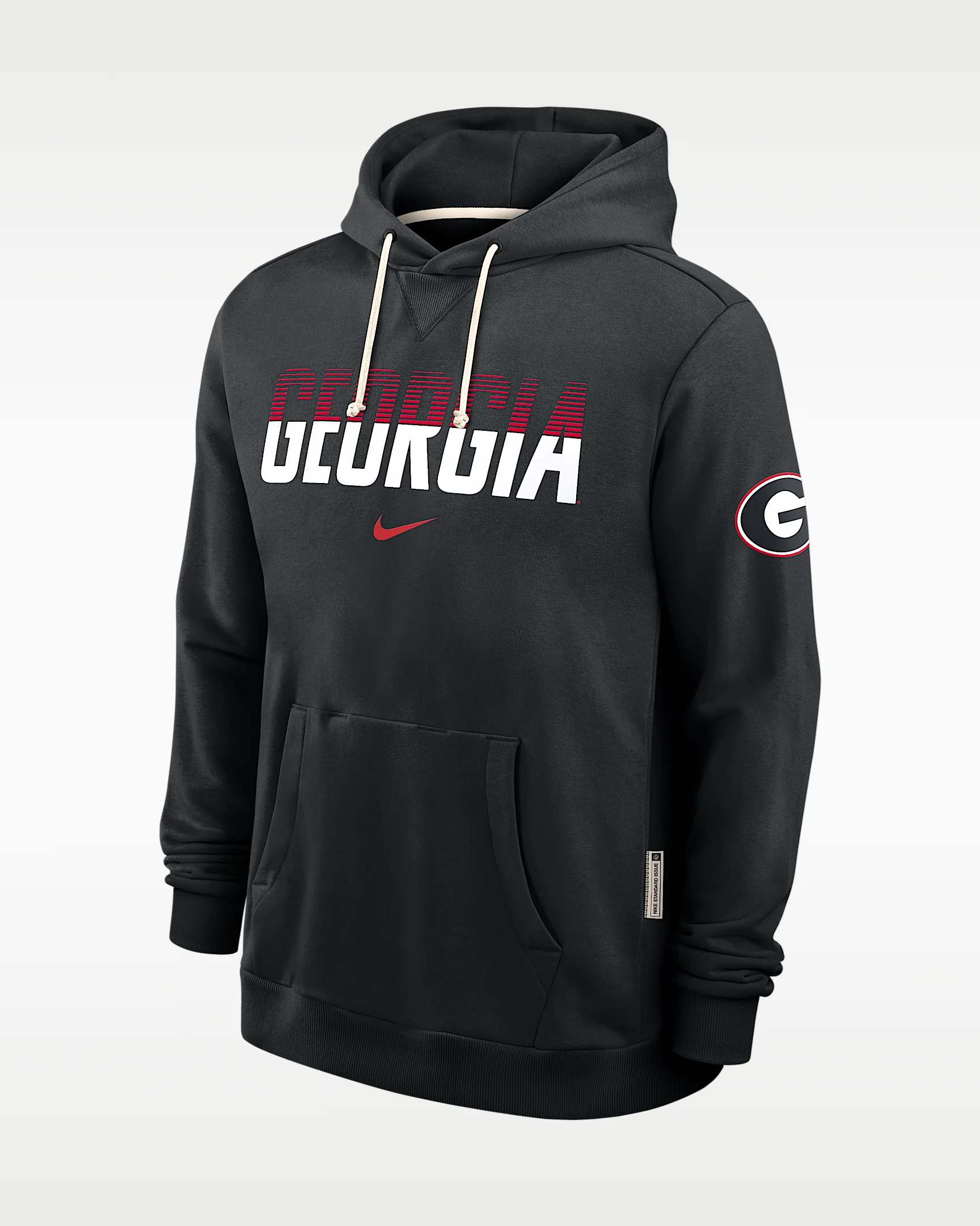 Georgia Sideline Standard Issue Men's Nike Dri-FIT College Pullover Hoodie - 1
