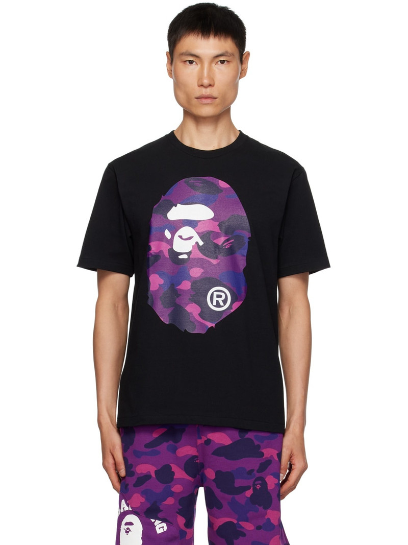 Black Camo Big Ape Head T-Shirt - 1
