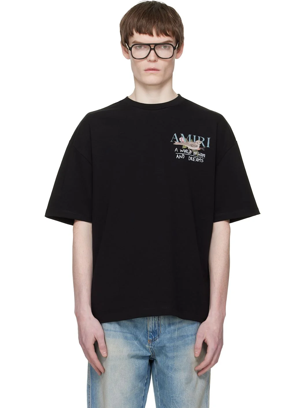 Black 'Hope And Dreams' T-shirt - 1
