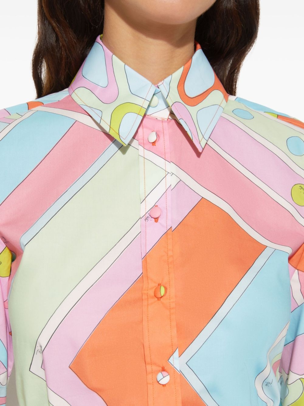 Vivara-print cotton shirt - 5