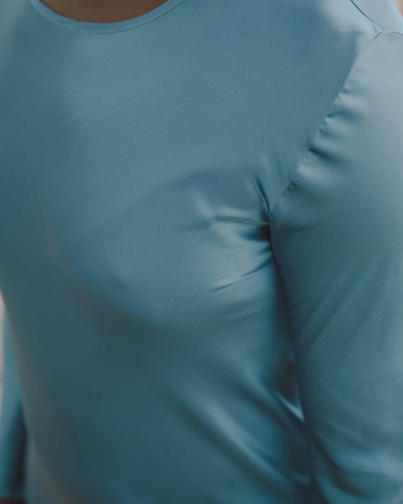 Dydine Long Sleeve Dress - Ecovero Satin 6