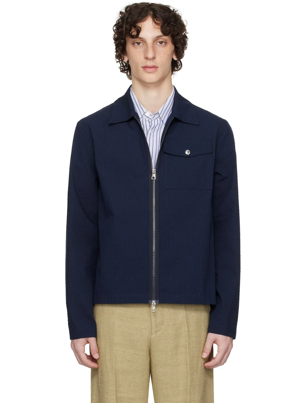 Navy Archivio Creativo Jacket - 1