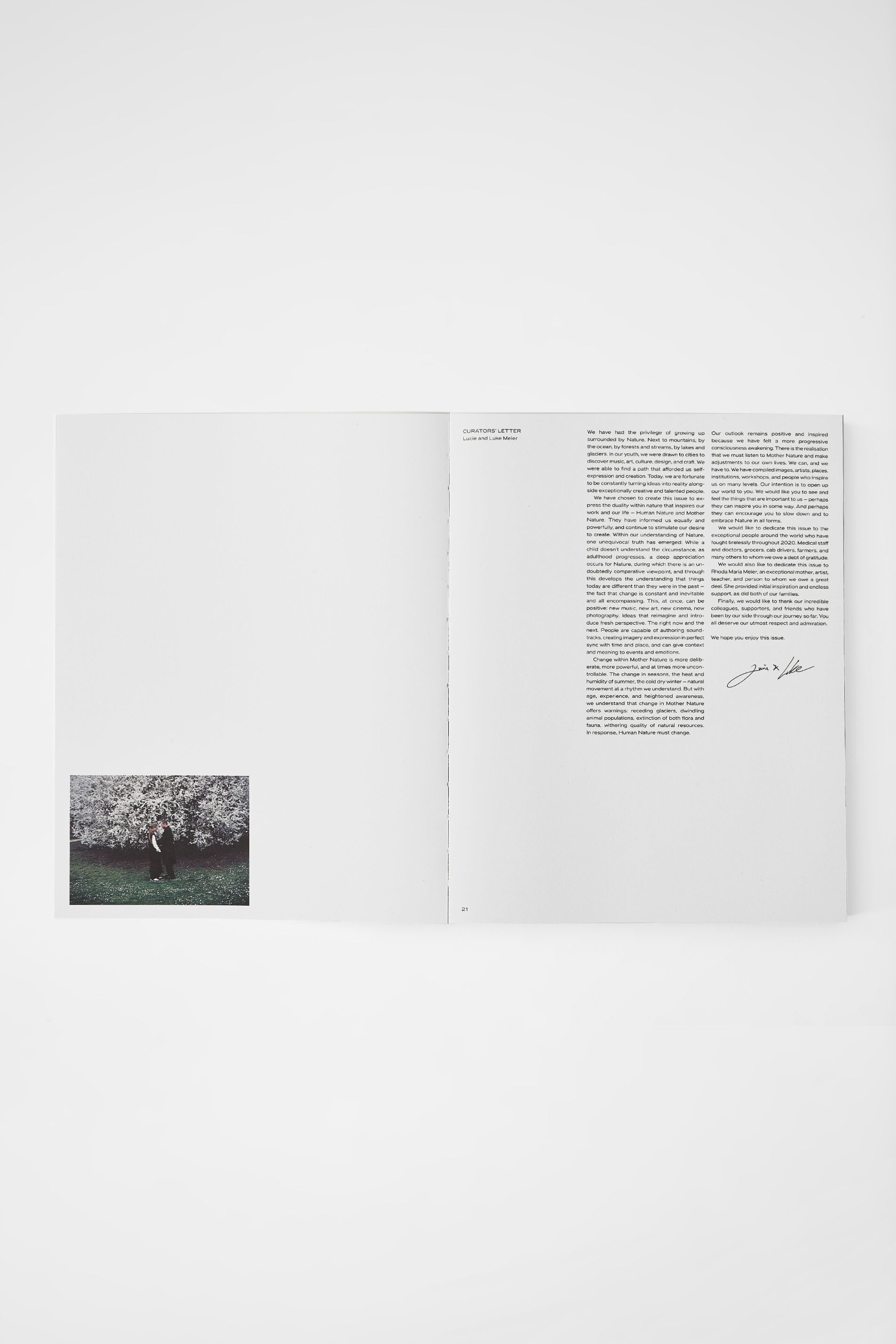 A MAGAZINE curated by Lucie and Luke Meier - 3