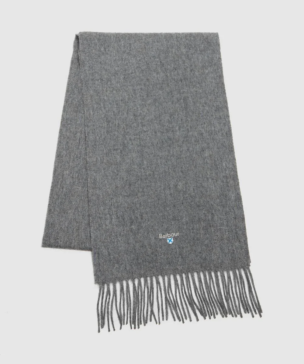 Plain lambswool scarf - 1