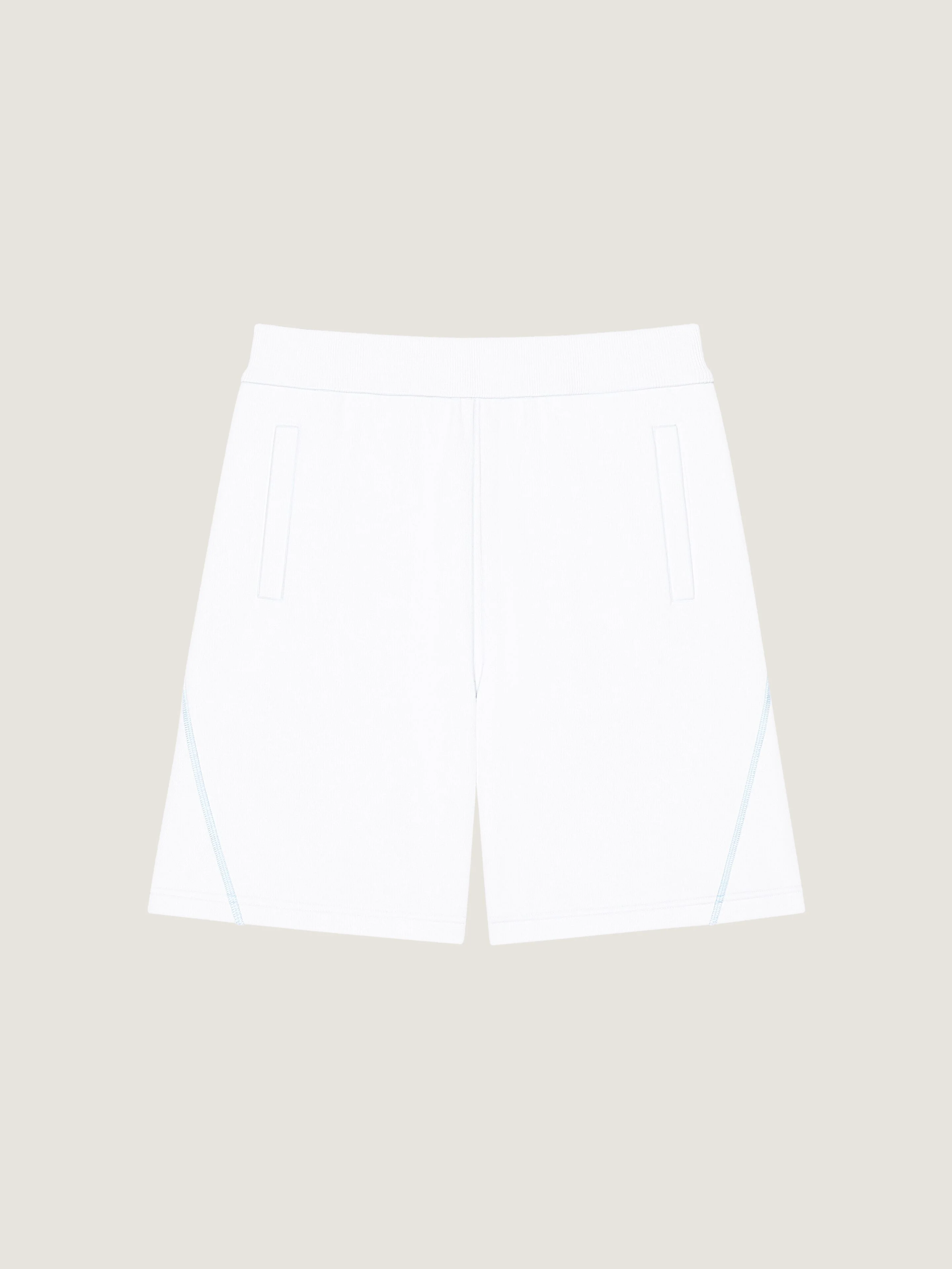 COUTURE SEAM BERMUDA SHORTS IN FLEECE - 1