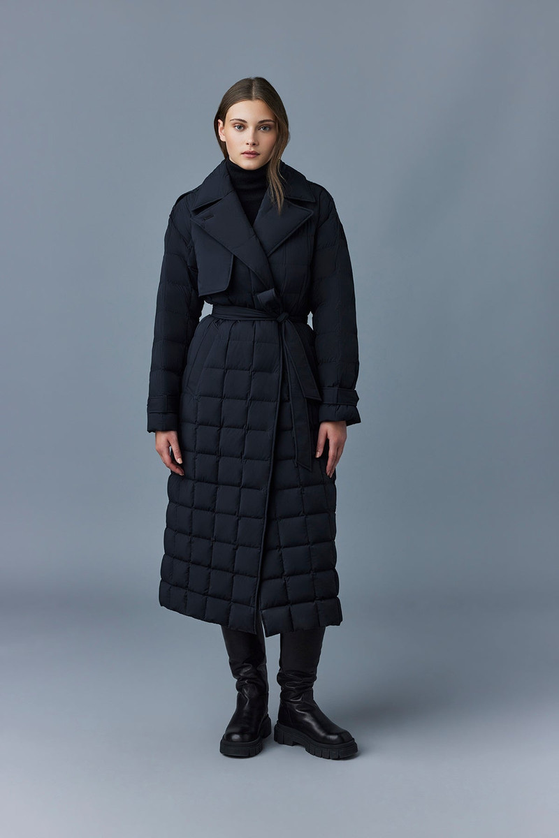 MACKAGE PENELOPE down trench coat outlook