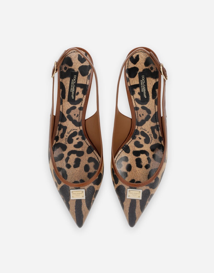 Leopard-print slingbacks - 4