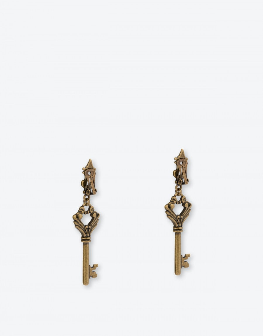 BAROQUE KEY DROP EARRINGS - 3