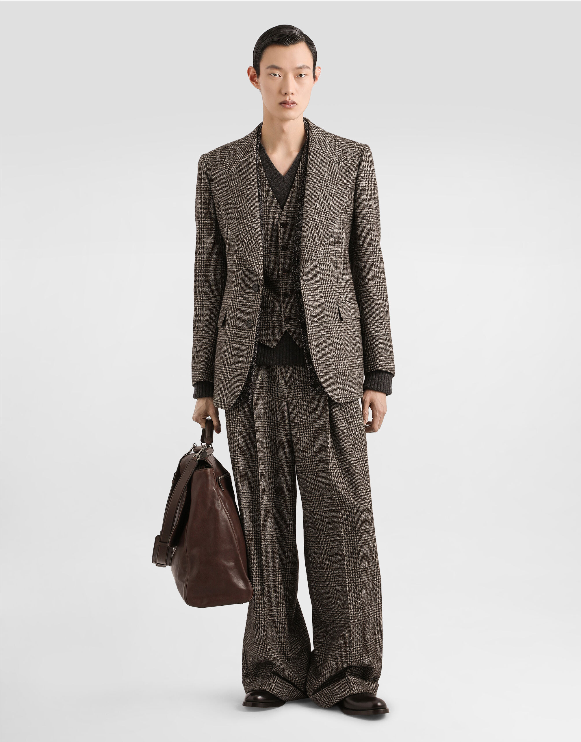 Glen plaid vest - 2