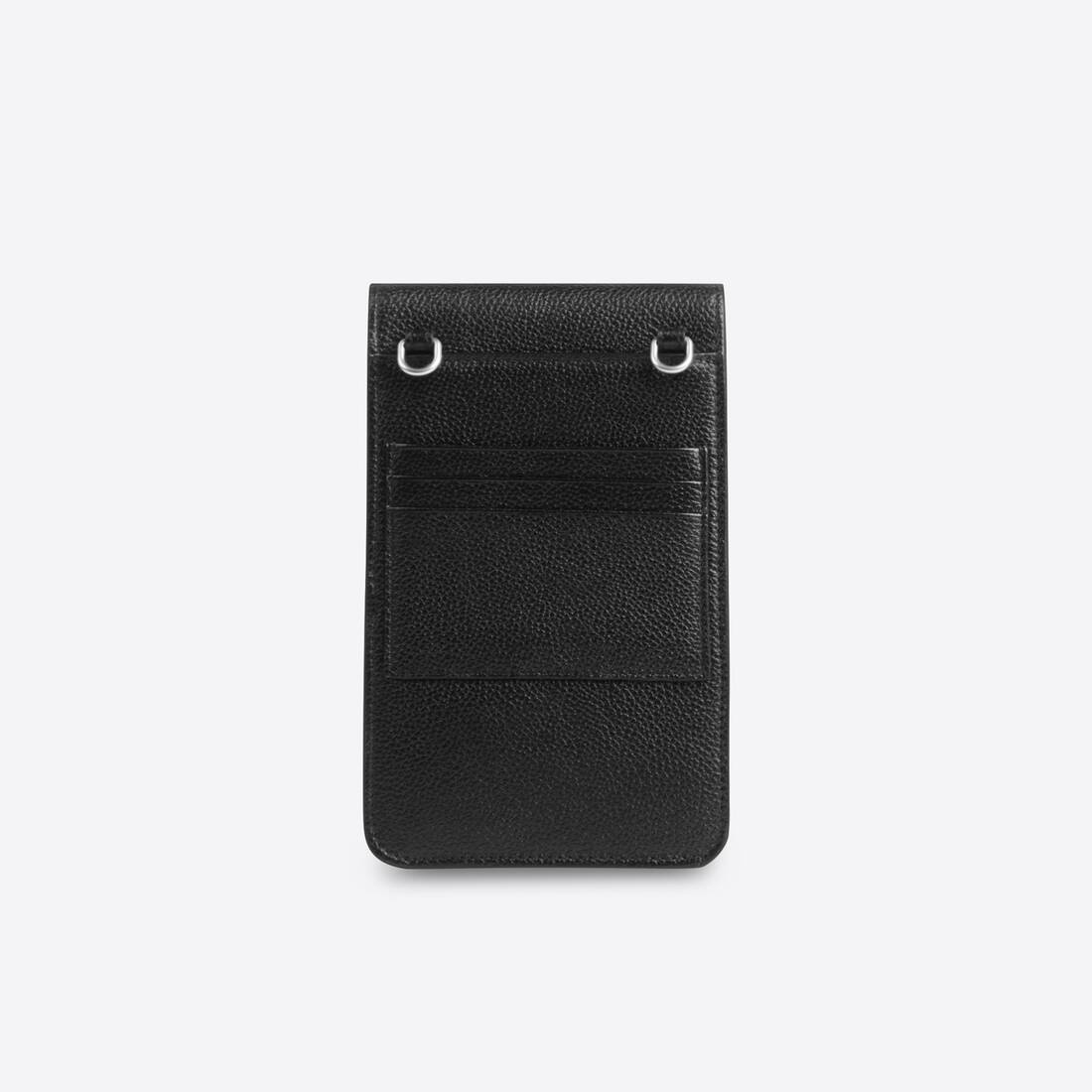 Cash Phone And Card Holder in Black/white - 2