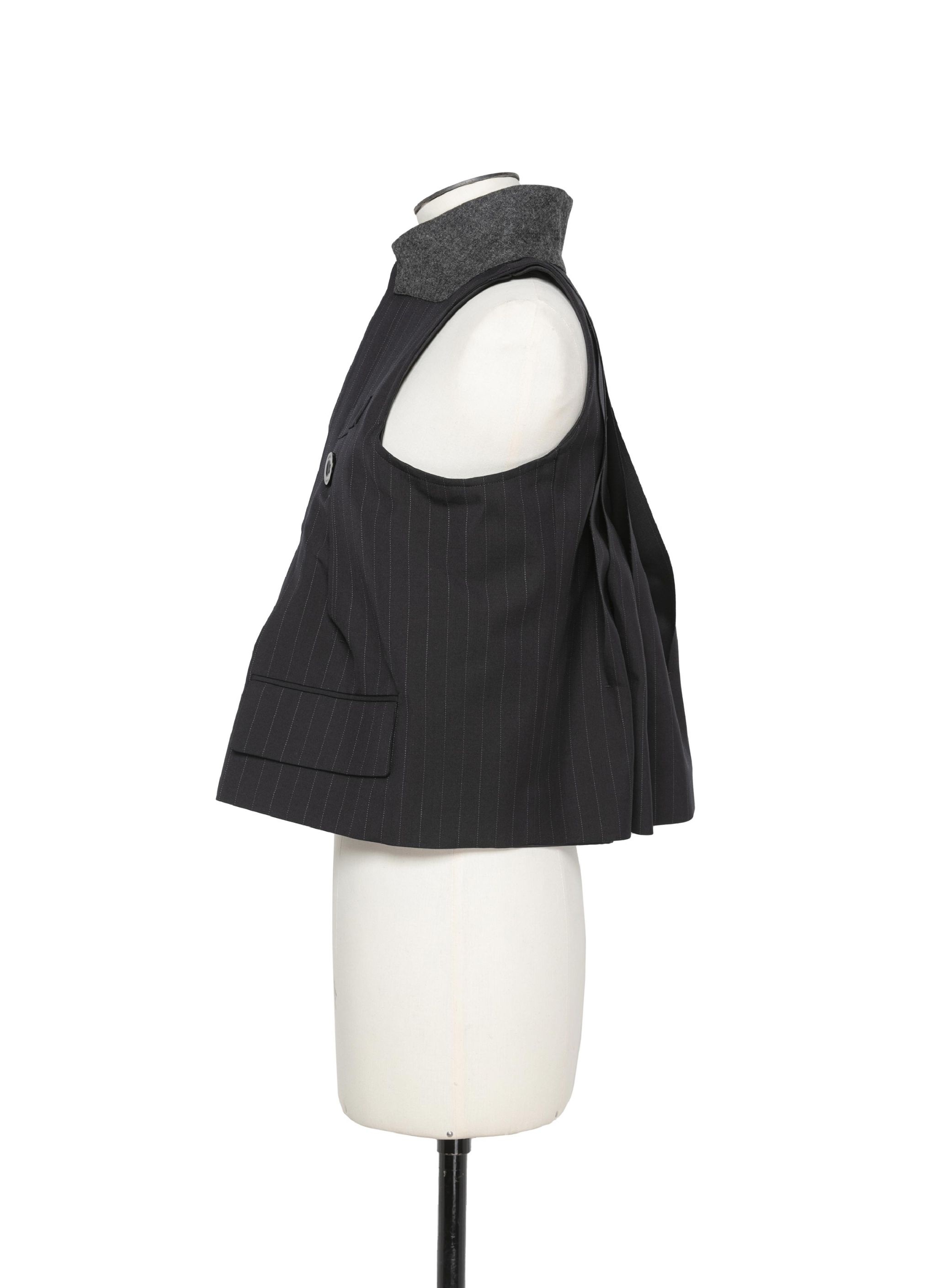 Chalk Stripe Vest - 2