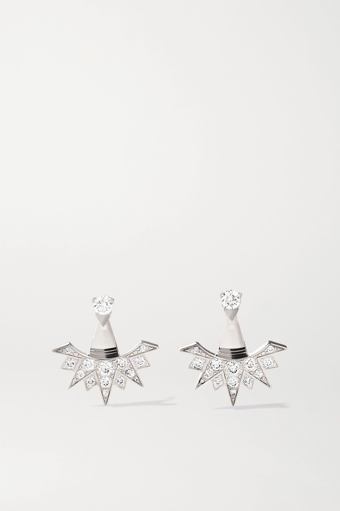 Sunlight 18-karat white gold diamond earrings - 1