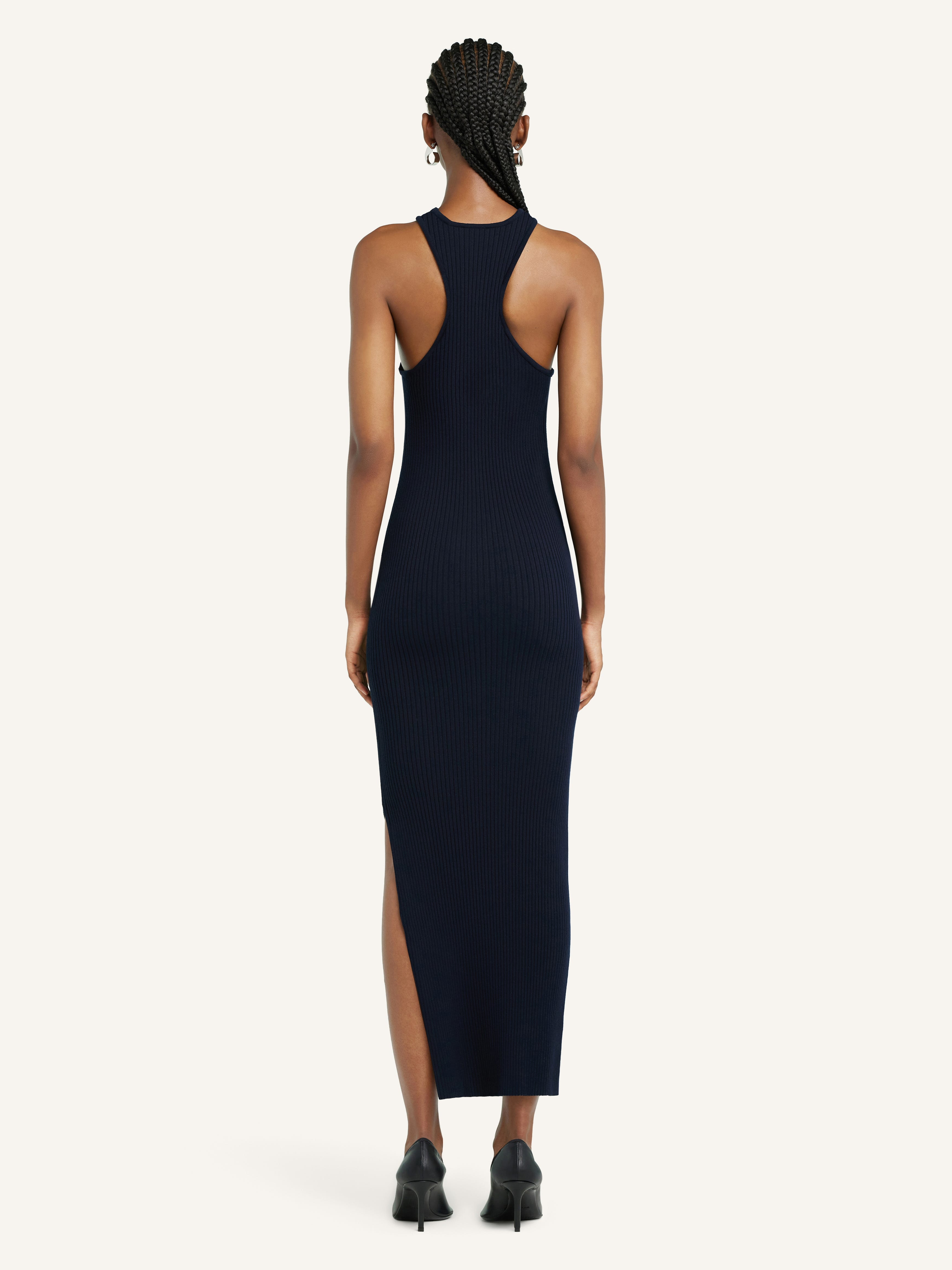 SCUBA RIB KNIT DRESS - 3