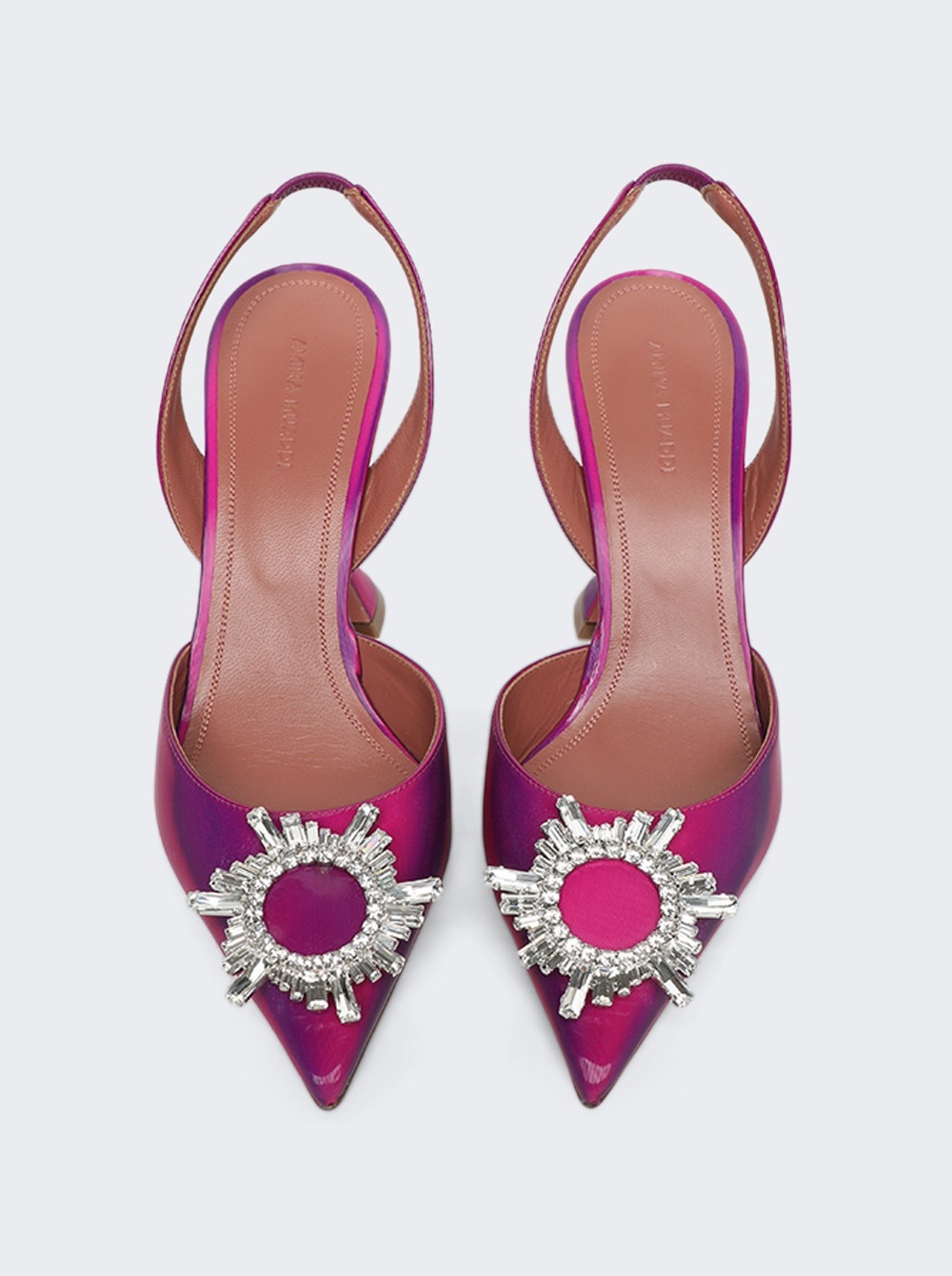 Begum Shadow Slingback Pumps Purple - 4