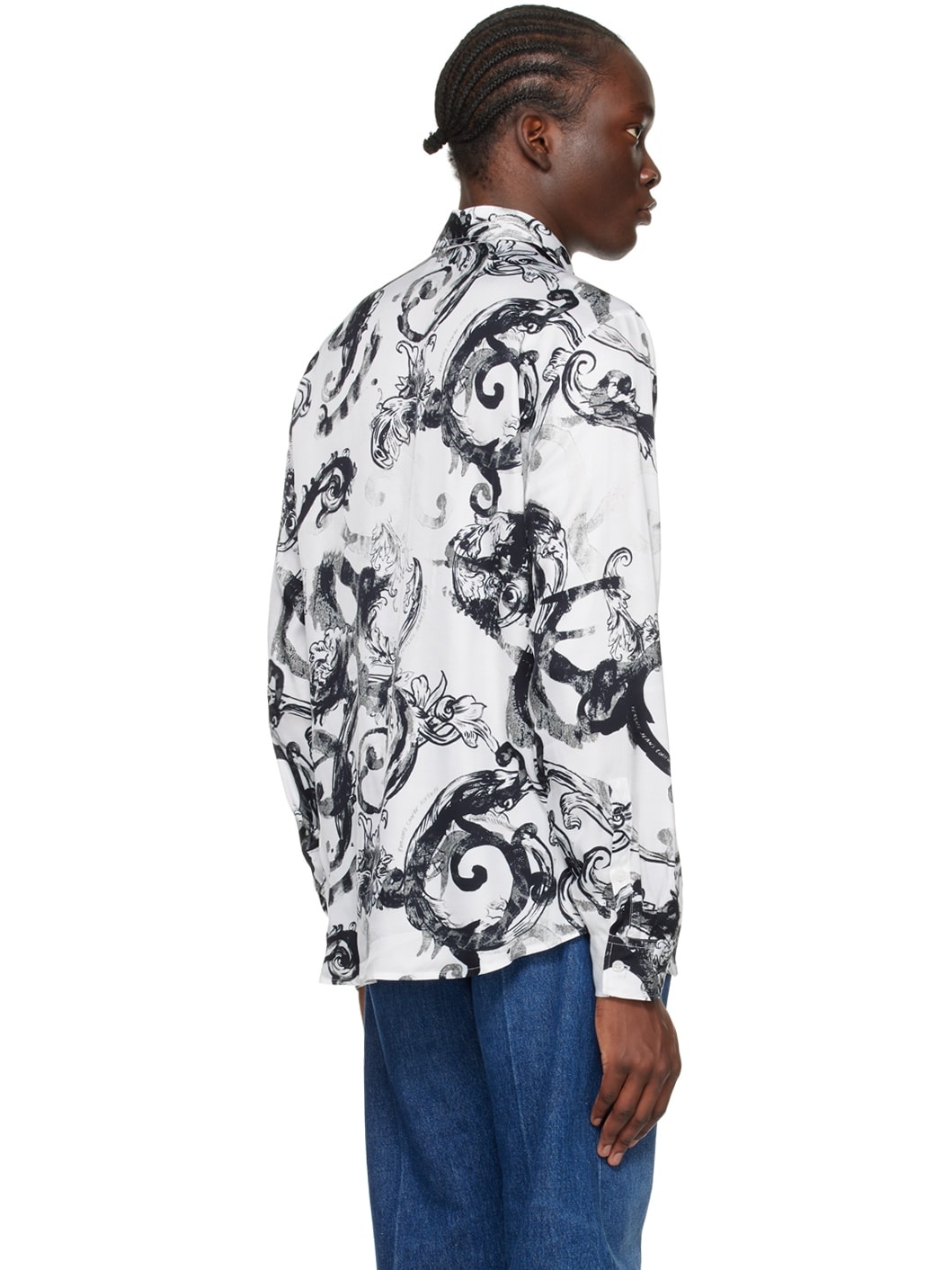 White Watercolour Shirt - 3