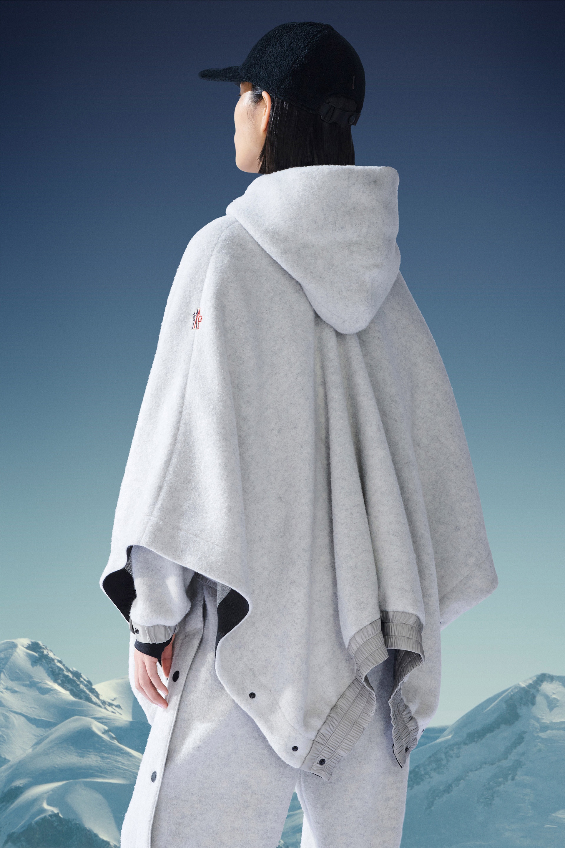 Wool Fleece Cape - 5