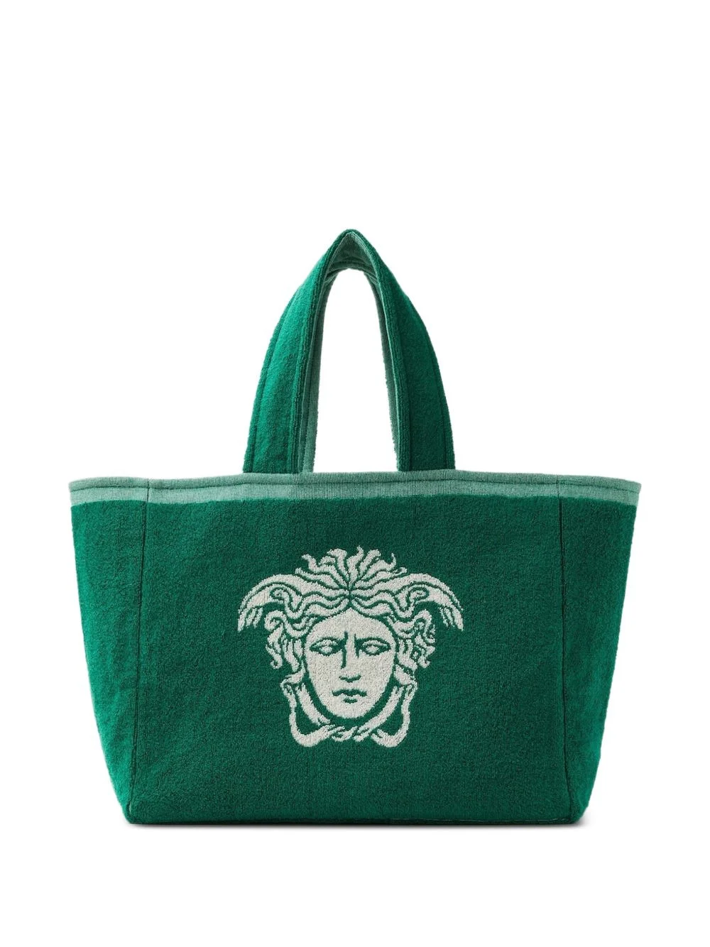Medusa-motif terry tote bag - 1