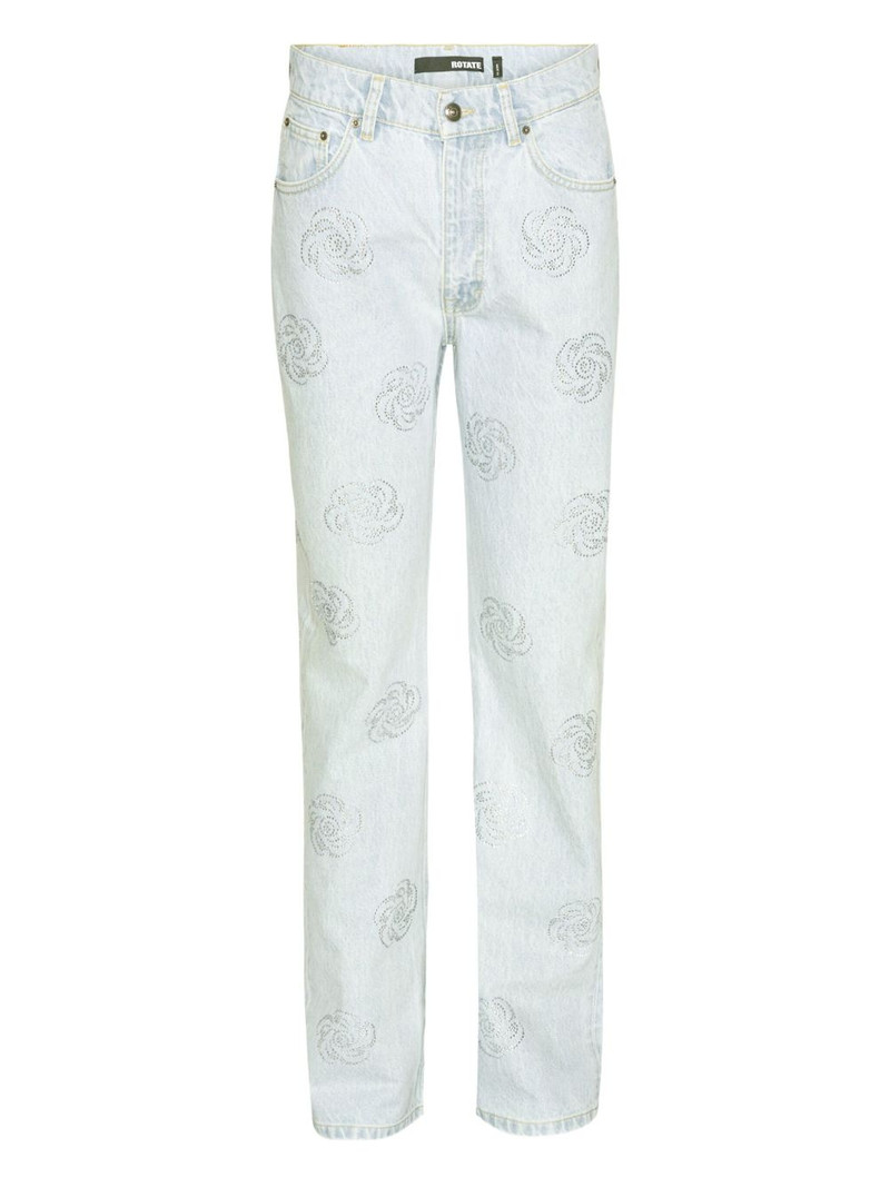 stud-embellished jeans 1